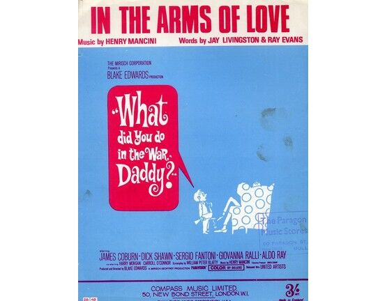 7256 | In The Arms of Love - Song from "What did You Do in the War Daddy"