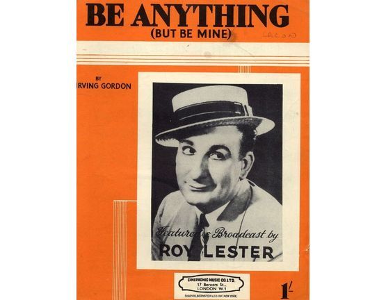 7300 | Be Anything (But be mine) - Featuring Roy Lester, Mark Pasquin, Roberto Inglez, David Huges
