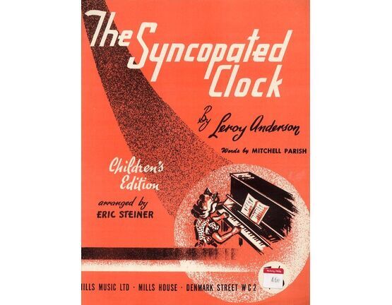 7301 | The Syncopated Clock. Piano Solo children's edition