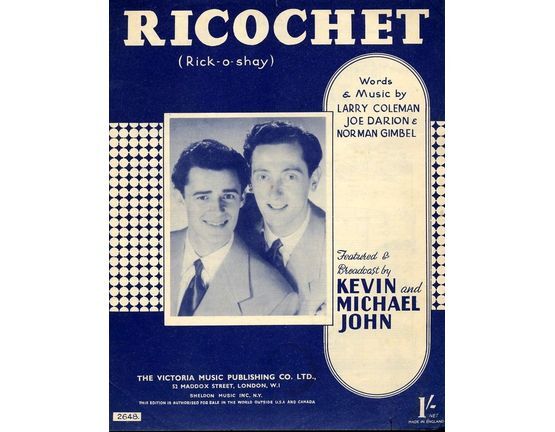 7303 | Ricochet (Rick O Shay) featuring The Tanner Sisters, Kevin and Michael John, Joan Regan