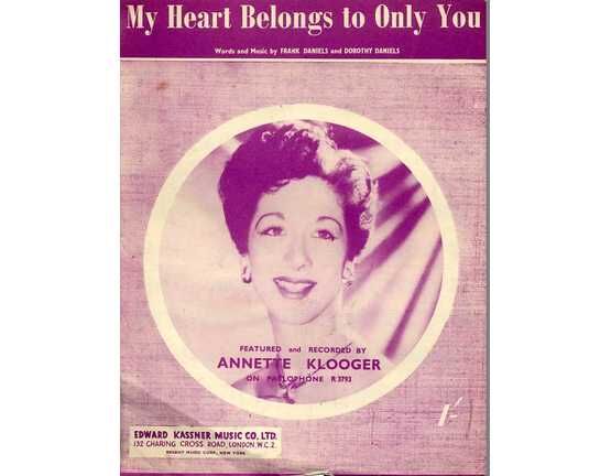 7632 | My Heart Belongs to Only You - Featuring Annette Klooger