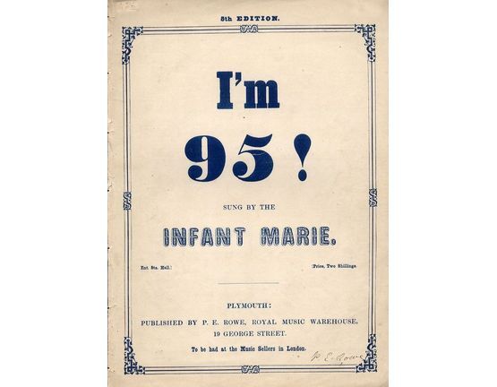 7720 | I'm 95! - As sung by Infant Marie - 5th Edition