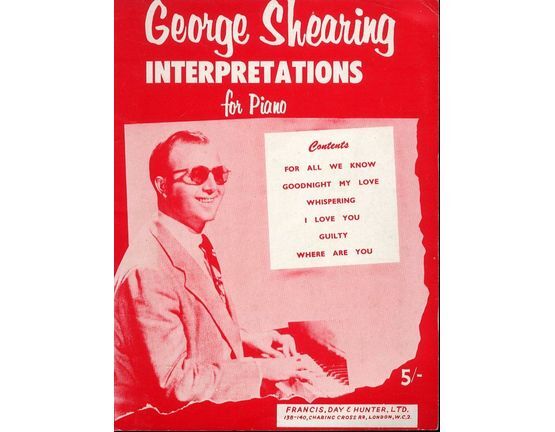 7766 | George Shearing Interpretations for Piano  - Featuring George Shearing