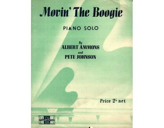 7770 | Movin' the Boogie - Piano Solo