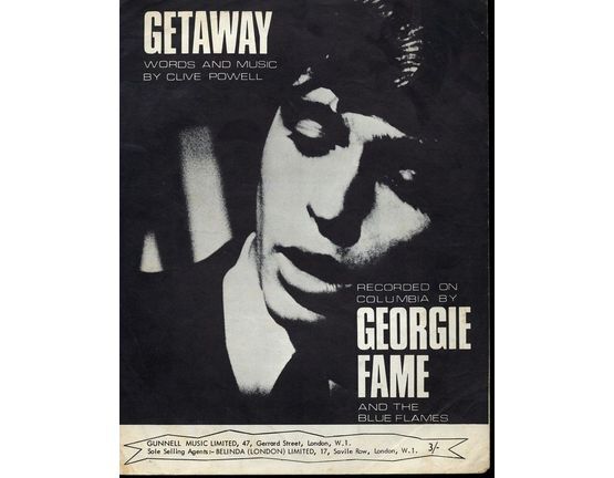 7772 | Getaway - As recorded on Columbia by Georgie Fame and the blue flames