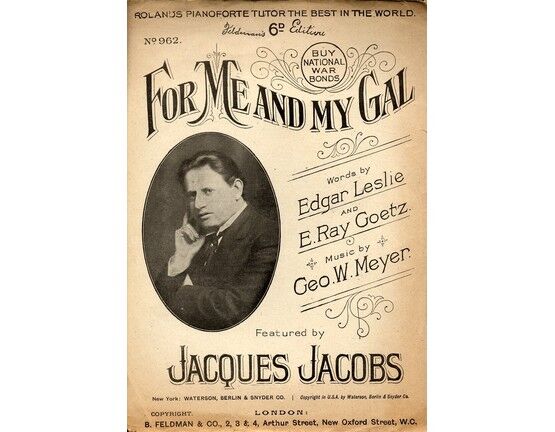 7784 | Copy of For Me and My Gal - Judy Garland, Ethel Sevey