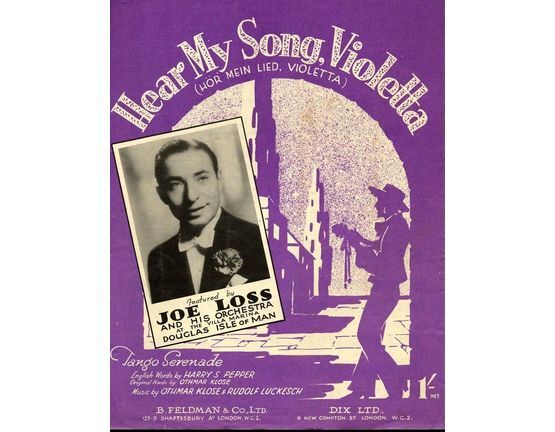 7791 | Hear My Song Violetta - As performed by Josef Locke