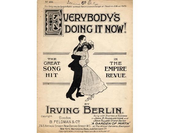 7792 | Everybody's Doing It Now! - The Great Song Hit from the Empire Revue - Sung with Enormous Success in John R. Huddlestone and John Tiller's Grand Balle