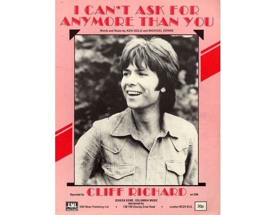 78 | I Can't Ask for Anymore than You -  Cliff Richard