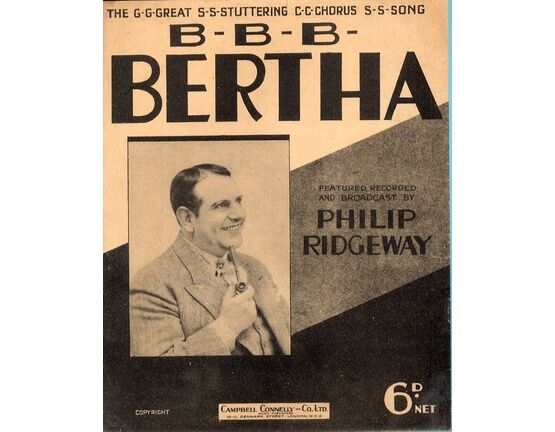 7808 | B B B Bertha - The G G Great S S Stuttering C C Chorus S S Song - Featuring Philip Ridgeway