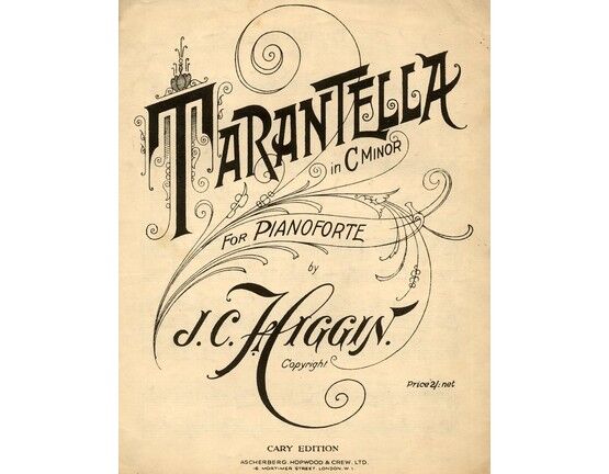 7809 | Tarantella in C Minor - Piano Solo