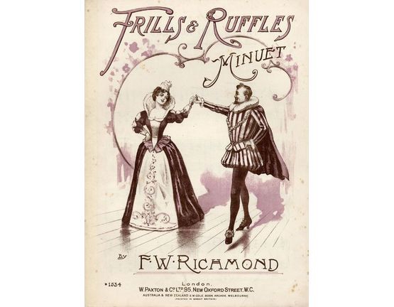7814 | Frills & Ruffles - Minuet - Paxton edition No. 1534 - For Piano Solo