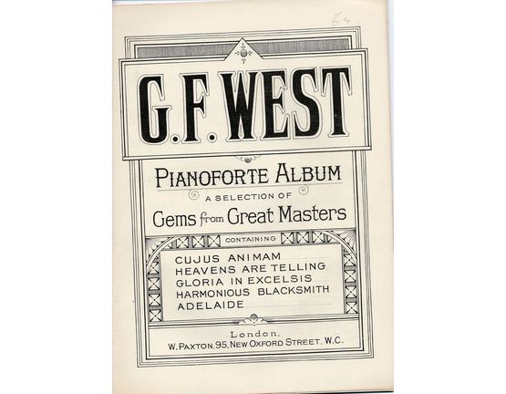 7814 | Pianoforte Album - A selection of Gems from Great Masters