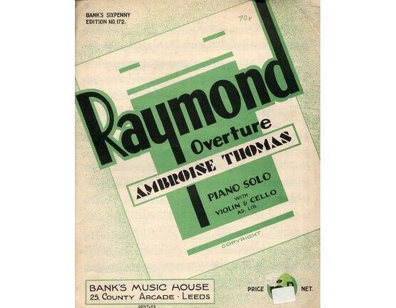 7816 | Raymond - Overture for Piano Solo