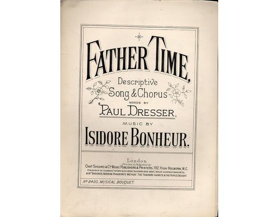 7843 | Father Time - Descriptive Song & Chorus - Musical Bouquet No. 8420