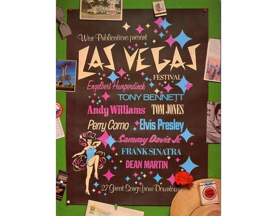 7849 | Las Vegas Festival - 27 Great songs from Downtown - For Piano and Voice with Chord symbols