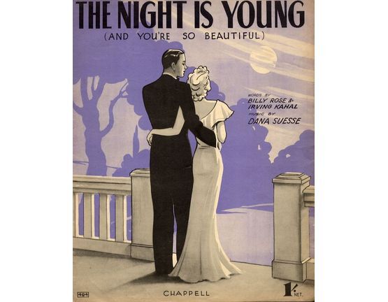 7857 | The Night is Young (And You're so Beautiful) - For Piano and Voice with Ukulele chord symbols