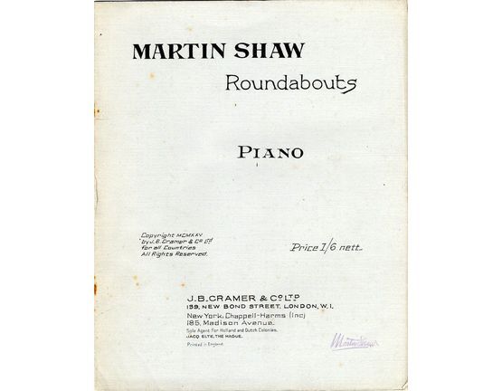 7862 | Roundabouts - For Piano