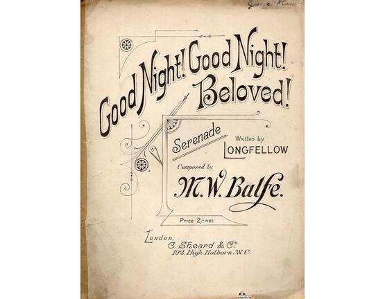 7864 | Good Night! Good Night! Beloved! - Serenade in the Key of G