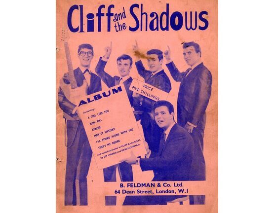 7871 | Cliff and the Shadows Album - Exclusive Photos of Cliff & the Boys