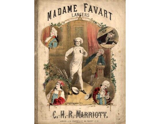 7878 | Madame Favart Lancers - For Piano - Composed by C. H. R. Marriott