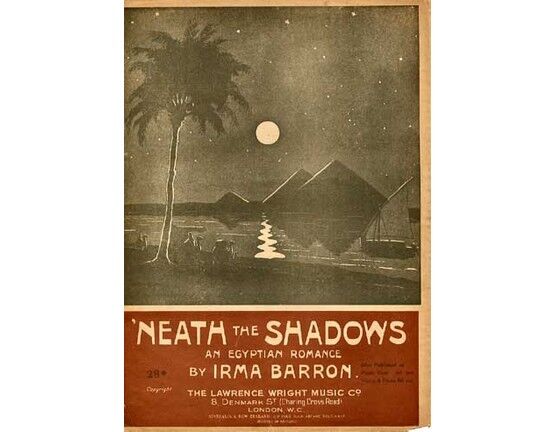 7885 | 'Neath the Shadows - An Egyptian Romance - Piano solo