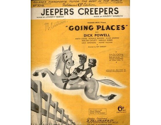 7888 | Jeepers Creepers,  from "Going Places" - Dick Powell and Anita Louise