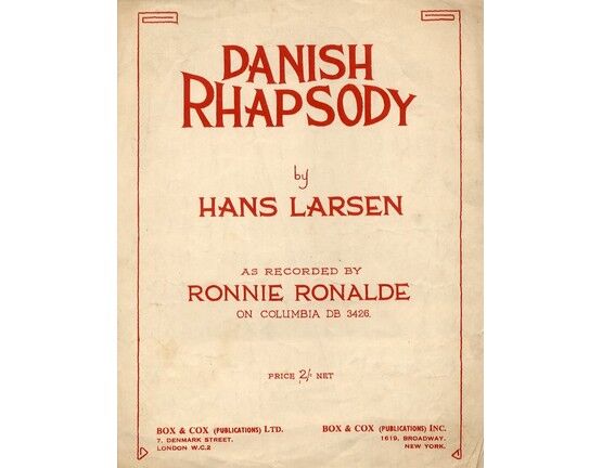 7896 | Danish Rhapsody - Piano Solo