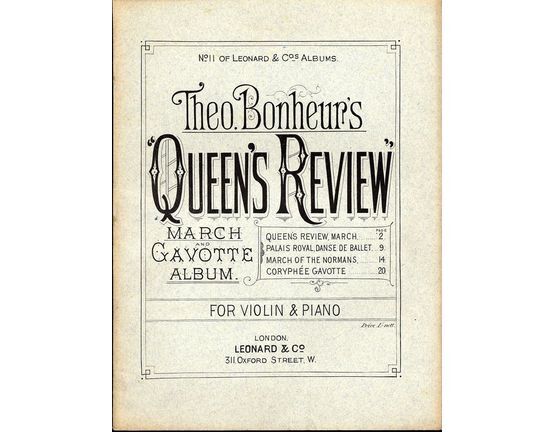 7912 | Queen's Review - March for Piano