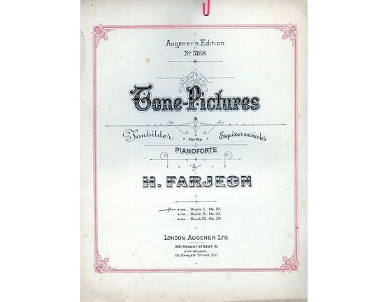 7915 | Tone Pictures - For Pianoforte - Book I - Augener's Edition No. 5168 - Op. 19