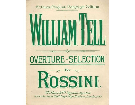 7939 | William Tell Overture Selection - For piano
