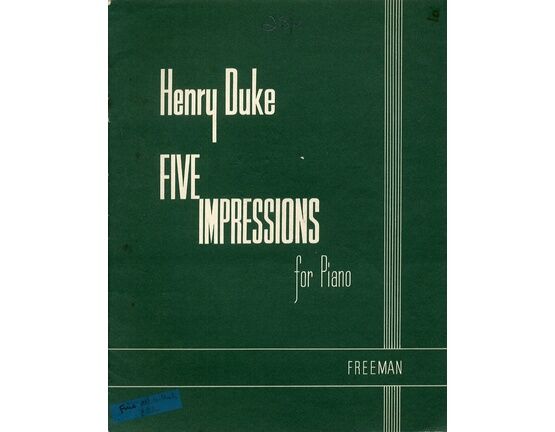 7948 | Duke - Five Impressions - For Piano