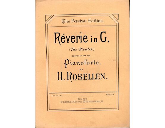 7958 | Reverie in G (The Rivulet) - Op. 31 -  For Pianoforte - The Percival Edition