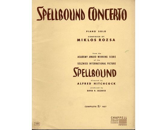 7979 | Spellbound Concerto - Piano Solo - From the Academy Award Winning Score of the Selznick International Picture