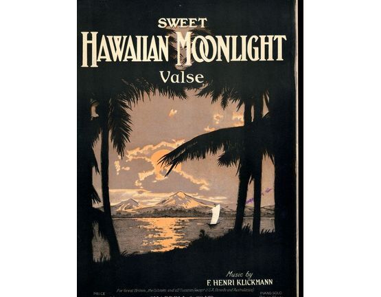 7979 | Sweet Hawaiian Moonlight - Valse for Piano Solo