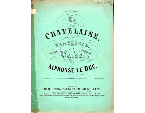 8026 | La Chatelaine - Fantaise A La Valse for Piano