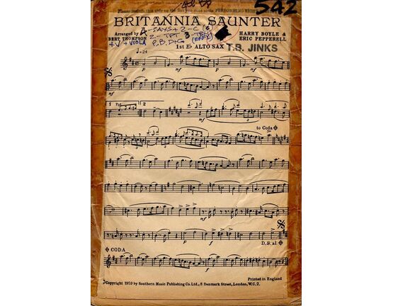 8047 | Britannia Saunter - Arrangement for Full Orchestra