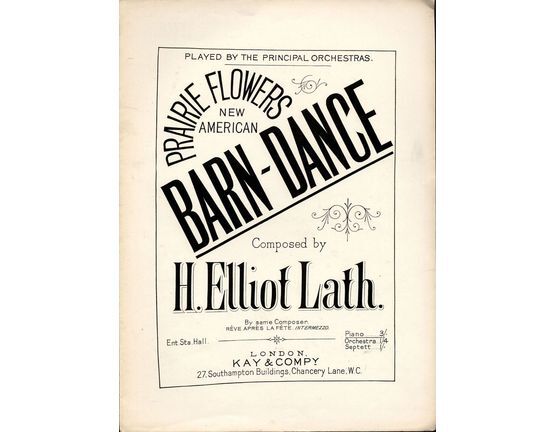 8066 | Prarie Flowers - New American Barn Dance Played by The Principle Orchestras - Piano Solo