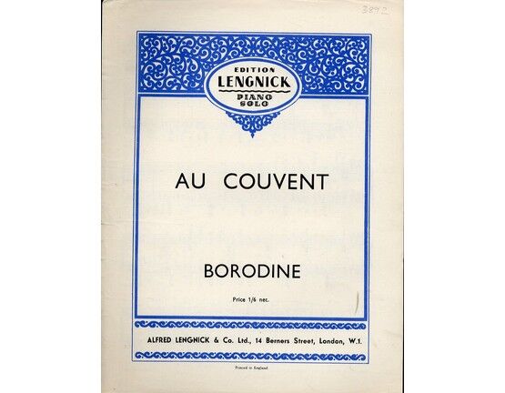 8069 | Borodine - Au Couvent - Piano Solo - Edition Lengnick