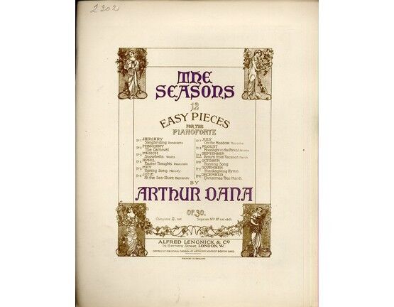 8069 | Return from Vacation (March) - The Seasons No. 9 (September) - Op. 30 - for Piano