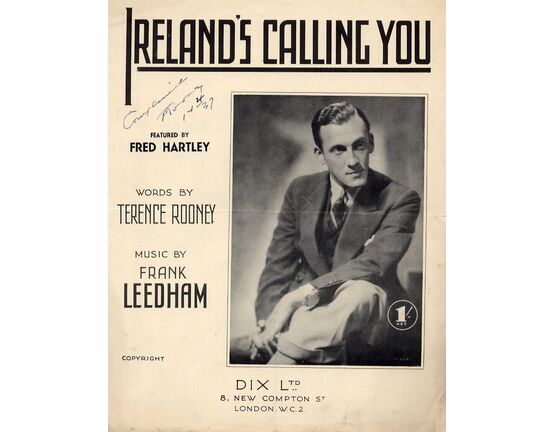 8100 | Ireland's Calling You - Song - Featuring Fred Hartley