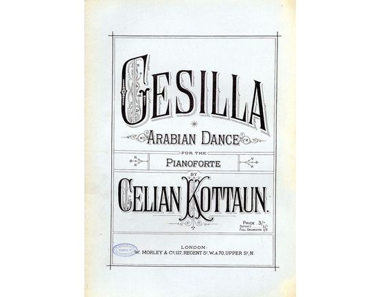 8177 | Cesilla - Arabian Dance for the Pianoforte