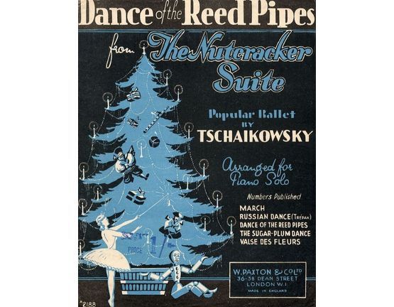 8190 | Dance of the reed pipes - From the Nutcracker suite - Piano Solo based on the popular Ballet