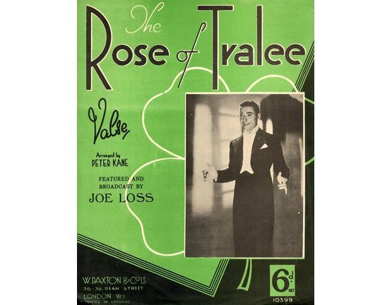 8190 | The Rose of Tralee - Valse - Featuring Joe Loss - Key of B flat major