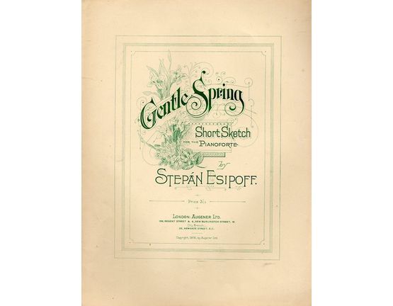 8240 | Gentle Spring - Short Sketch for the Pianoforte - Morceaux lyriques series no. 8