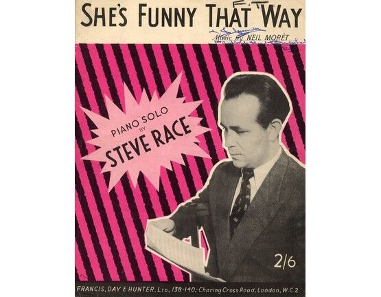 8284 | She's Funny That Way - Piano Solo played by Steve Race