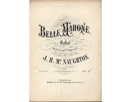 8384 | Belle Mahone - Ballad - For Piano and Voice