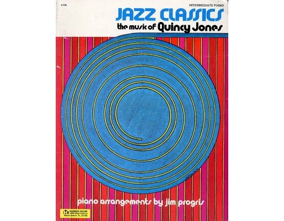 8587 | Jazz Classic's the Music of Quincey Jones  - Piano Arrangements by Jim Progris for Intermediate