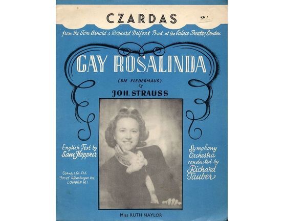 8627 | Czardas - From Gay Rosalinda (Die Fledermaus) - Featuring Miss Ruth Naylor