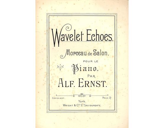 8691 | Wavelet Echoes - Morceau de Salon pour le Piano